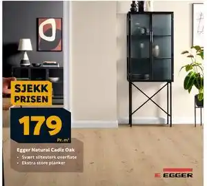 Megaflis Egger Natural Cadiz Oak tilbud