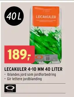 Montér LECAKULER 4-10 MM 40 LITER tilbud