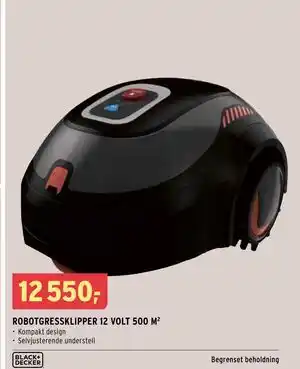 Montér ROBOTGRESSKLIPPER 12 VOLT 500 M tilbud