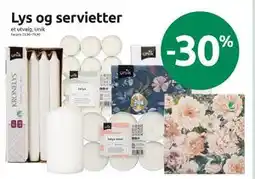 Joker Lys og servietter tilbud
