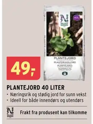 Montér PLANTEJORD 40 LITER tilbud