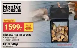 Montér BÅLGRILL FIRE PIT SQUARE tilbud