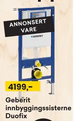 Right Price Tiles Geberit innbyggingssisterne Duofix tilbud