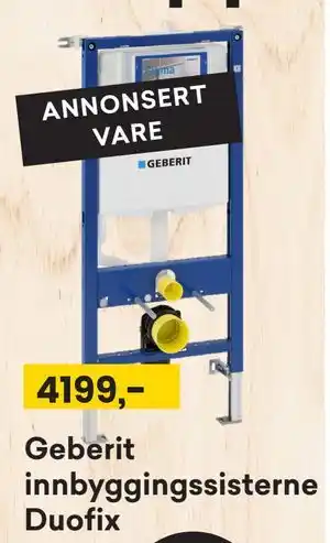 Right Price Tiles Geberit innbyggingssisterne Duofix tilbud