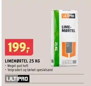 Montér LIMEMØRTEL 25 KG tilbud