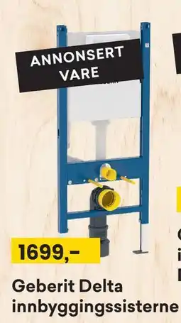 Right Price Tiles Geberit Delta innbyggingssisterne tilbud