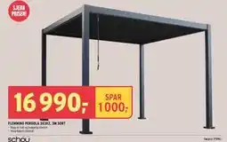 Montér FLEMMING PERGOLA 3X3X2, 3M SORT tilbud