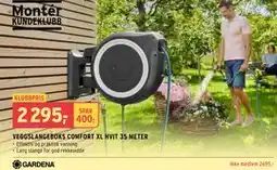 Montér VEGGSLANGEBOKS COMFORT XL HVIT 35 METER tilbud
