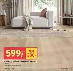 Montér PARQWOOD TREGULV FINERT NUDE NATUREL tilbud