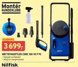 Montér HØYTRYKKSPYLER CORE 150-10 P PC tilbud