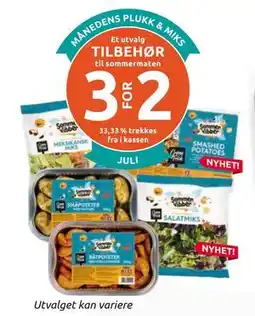 Joker Et utvalg TILBEHØR til sommermaten tilbud
