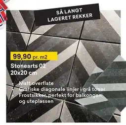 Right Price Tiles Stonearts 02 20x20 cm tilbud