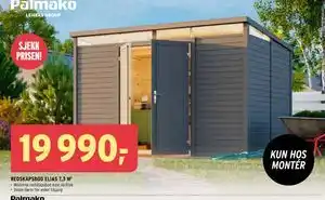 Montér REDSKAPSBOD ELIAS 7,3 M² tilbud