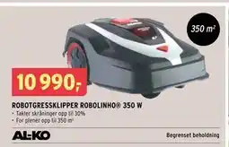 Montér ROBOTGRESSKLIPPER ROBOLINHO 350 W tilbud