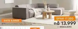 Skeidar Enjoy hjørnesofa, 2,5-seter tilbud