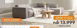 Skeidar Enjoy hjørnesofa, 2,5-seter tilbud