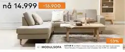 Skeidar Hedda hjørnesofa tilbud