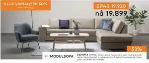 Skeidar Modern Living hjørnesofa tilbud