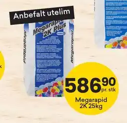 Right Price Tiles Megarapid 2K 25kg tilbud