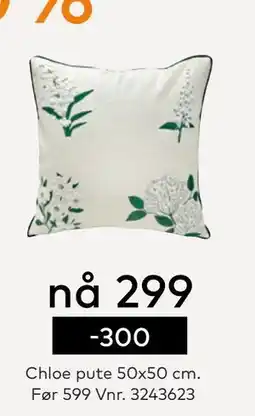 Skeidar Chloe pute 50x50 cm tilbud