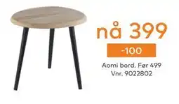 Skeidar Aomi bord tilbud
