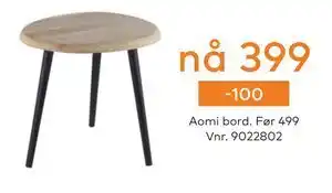 Skeidar Aomi bord tilbud