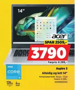 POWER Aspire 3 tilbud