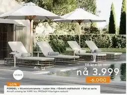 Skeidar Amalfi solseng tilbud