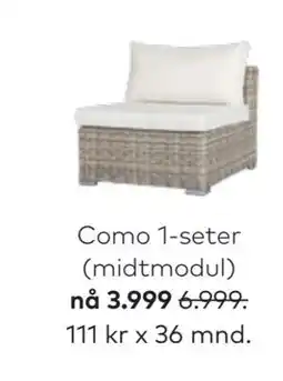 Skeidar Como 1-seter tilbud