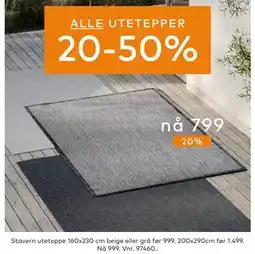 Skeidar Stavern uteteppe tilbud
