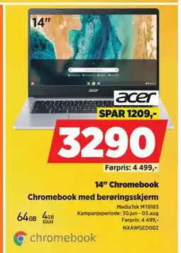 POWER 14 Chromebook tilbud