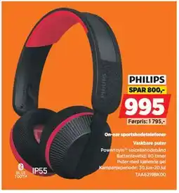 POWER Vaskbare puter tilbud