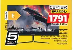 POWER 24,5 gamingskjerm tilbud