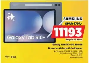 POWER Galaxy Tab S10+ 5G 256 GB tilbud