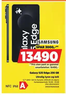 POWER Galaxy S25 Edge 256 GB tilbud