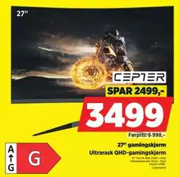POWER 27 gamingskjerm tilbud