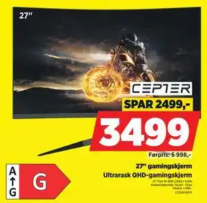 POWER 27 gamingskjerm tilbud