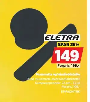 POWER Musematte og håndleddstøtte tilbud