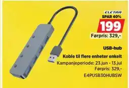POWER USB-hub tilbud