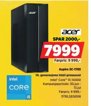 POWER Aspire XC-1785 tilbud