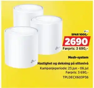 POWER Mesh-system tilbud