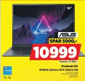 POWER Vivobook 16X tilbud