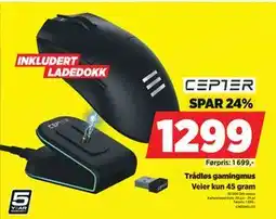 POWER Trådløs gamingmus tilbud