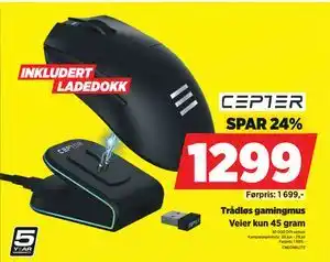 POWER Trådløs gamingmus tilbud