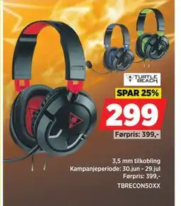 POWER TURTLE BEACH TBRECON50XX tilbud
