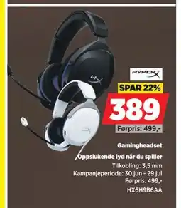 POWER Gamingheadset tilbud