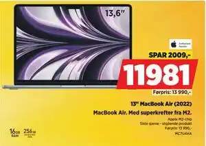 POWER 13 MacBook Air (2022) tilbud
