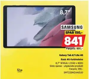 POWER Galaxy Tab A7 Lite 4G tilbud
