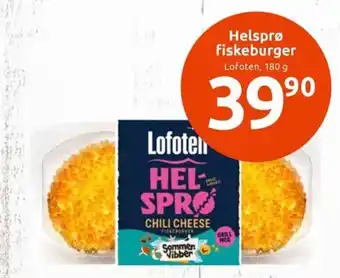 Joker Helsprø fiskeburger tilbud