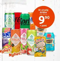 Joker Et utvalg drikke tilbud